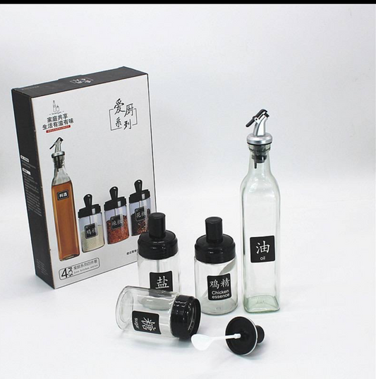 4 in 1 oil bottle & Spice