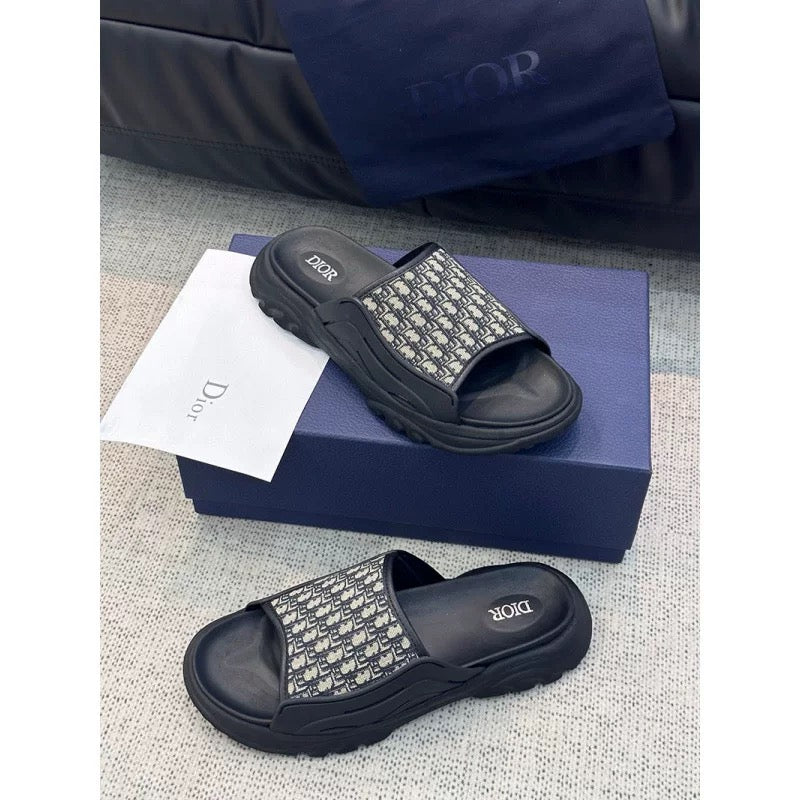 European DIOR Style Light Luxury Trendy New Men's Versatile Slip-On Casual Outdoor