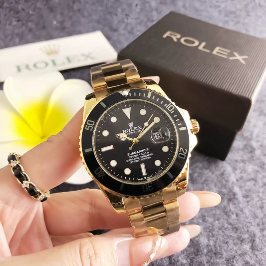 Original Men's Rolex Watch Steel Band Rotatable Bezel Waterproof