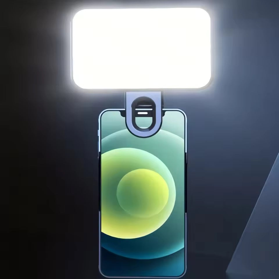 Mini Rechargeable Selfie Fill Light - 3 Color Modes