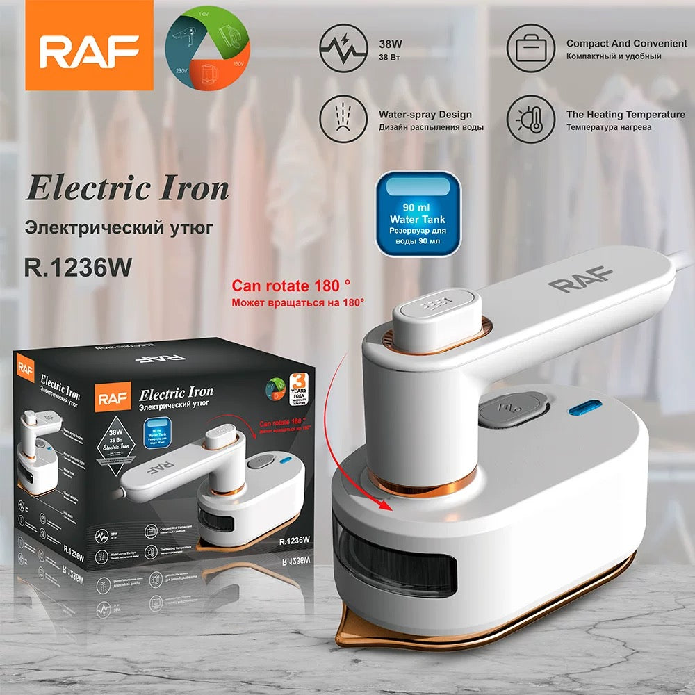 RAF European Gauge Handheld Steam Iron Portable Clothes Ironing Machine