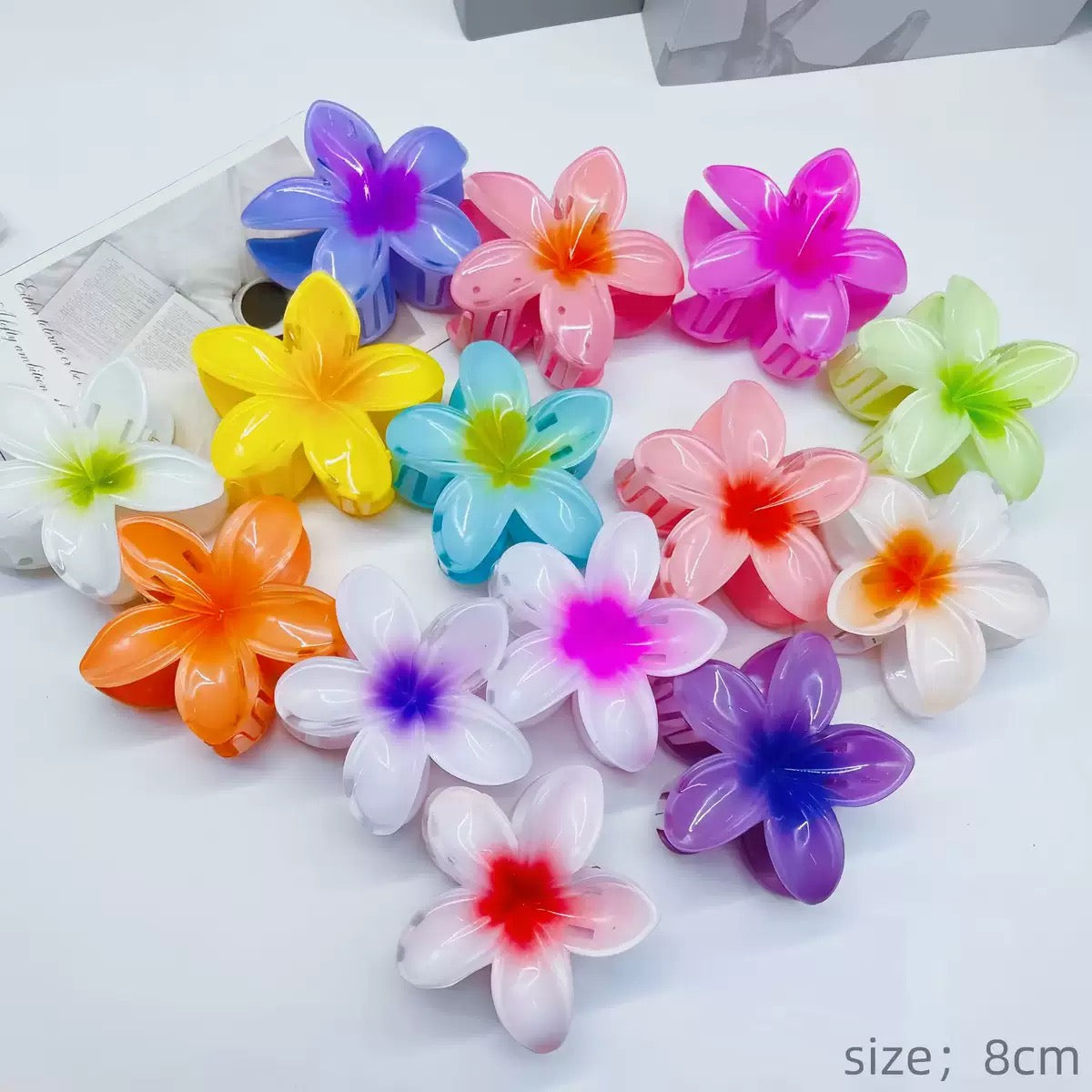 Mixed Claw Hair Clips Dozen (12pcs)