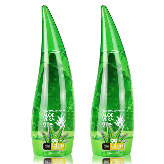 1pcs Pretty Cowry Horn Aloe Gel Facial Cleanser