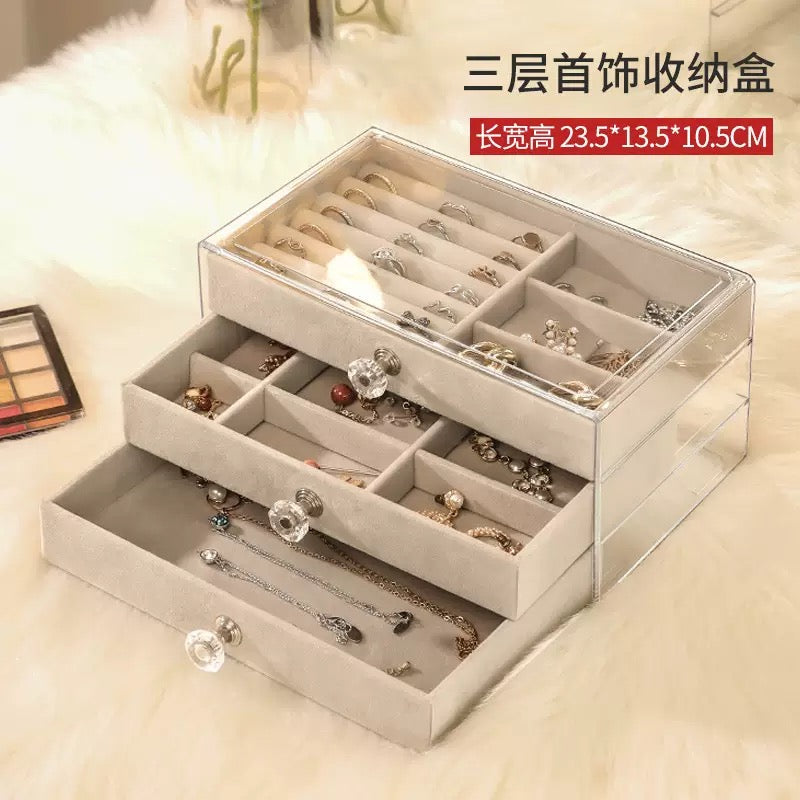 High Quality 3 layer Jewelry Box