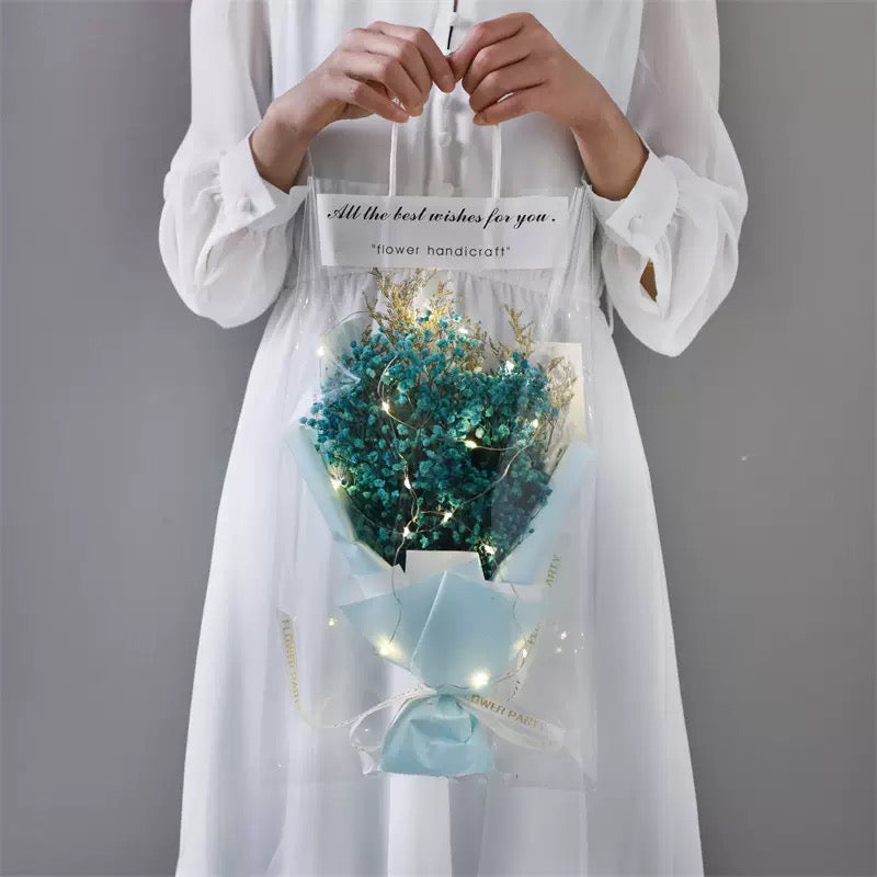 Flower bouquet with light