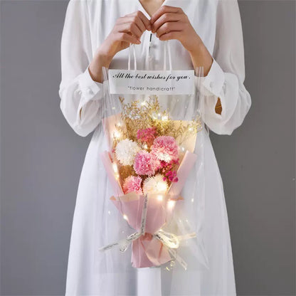 Flower bouquet with light