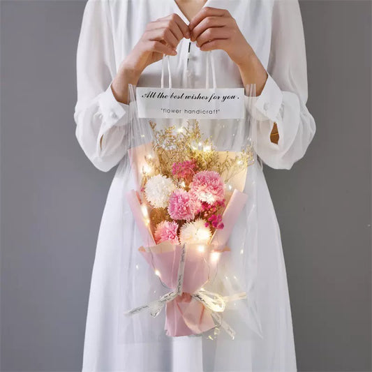 Flower bouquet with light