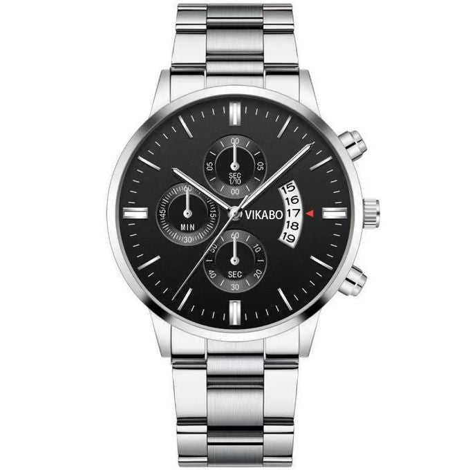 Executive Men's Women's Unisex Wrist Watch With Date-Silver
