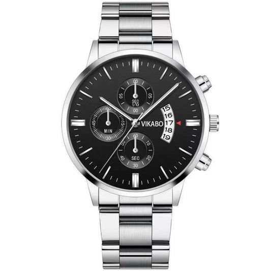 Executive Men's Women's Unisex Wrist Watch With Date-Silver