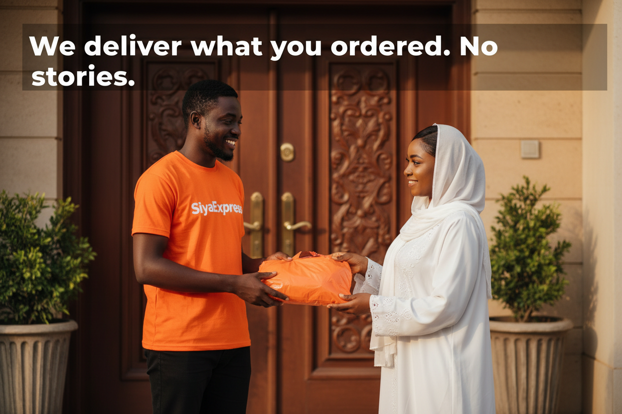 write we deliver what you ordered no stories